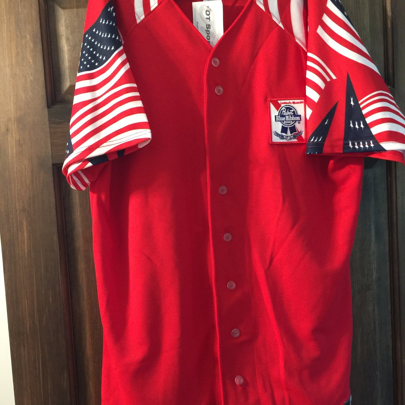 NEW WITH TAGS SIZE 48 PABST BLUE RIBBON BASEBALL JERSEY SidelineSwap
