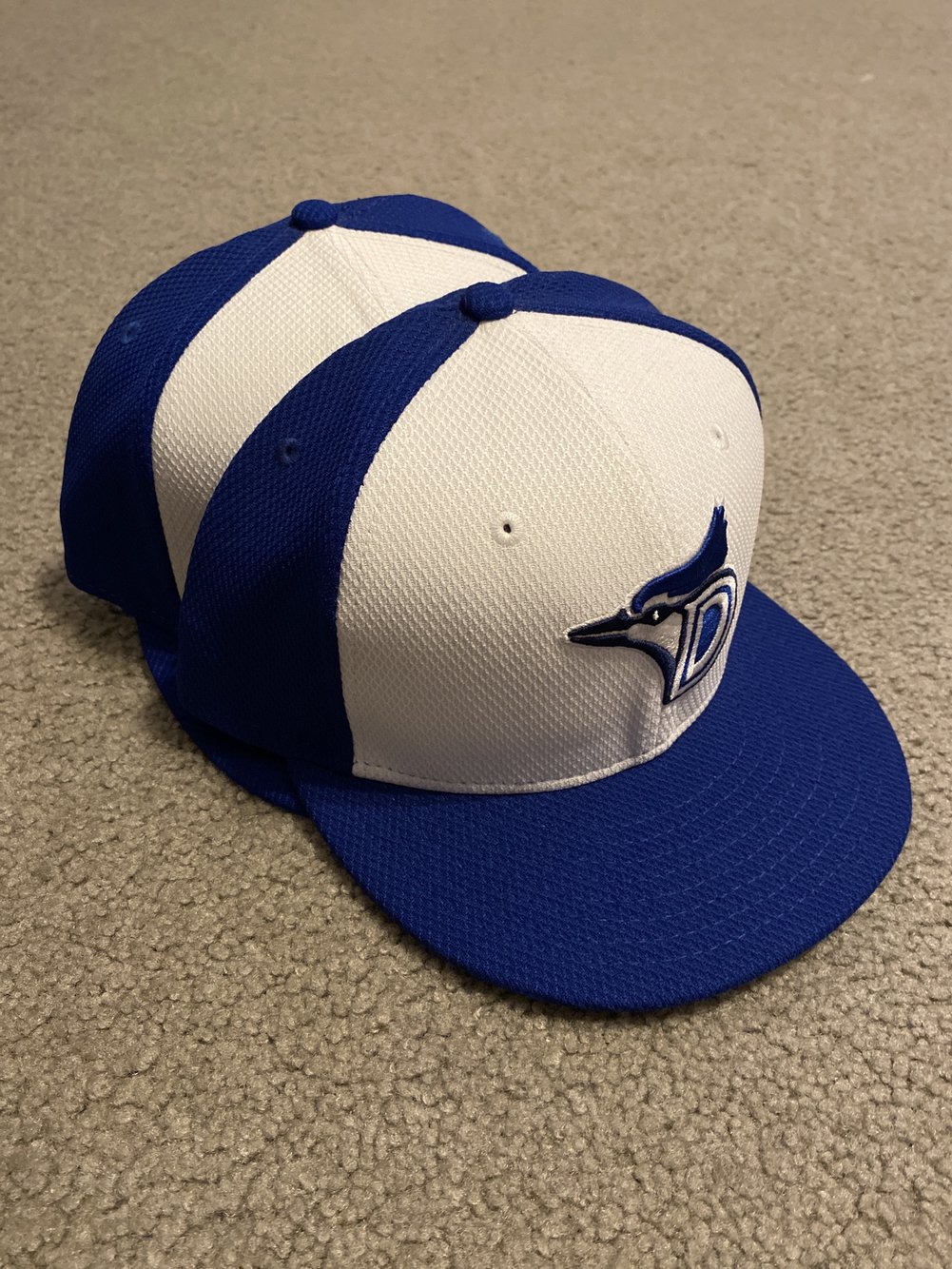 Genuine Merchandise Toronto Blue Jays Fitted Size 7 5/8 Royal Blue Double Logo Hat Cap Genuine Merchandise Toronto Blue Jays Fitted Size 7 5/8 Royal Blue Double Logo Hat Cap