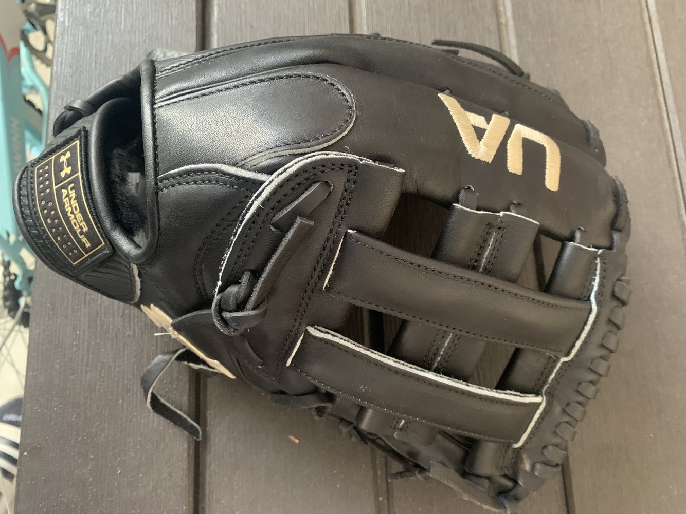 Black High School/College Outfield 12.75" Flawless Baseball Glove