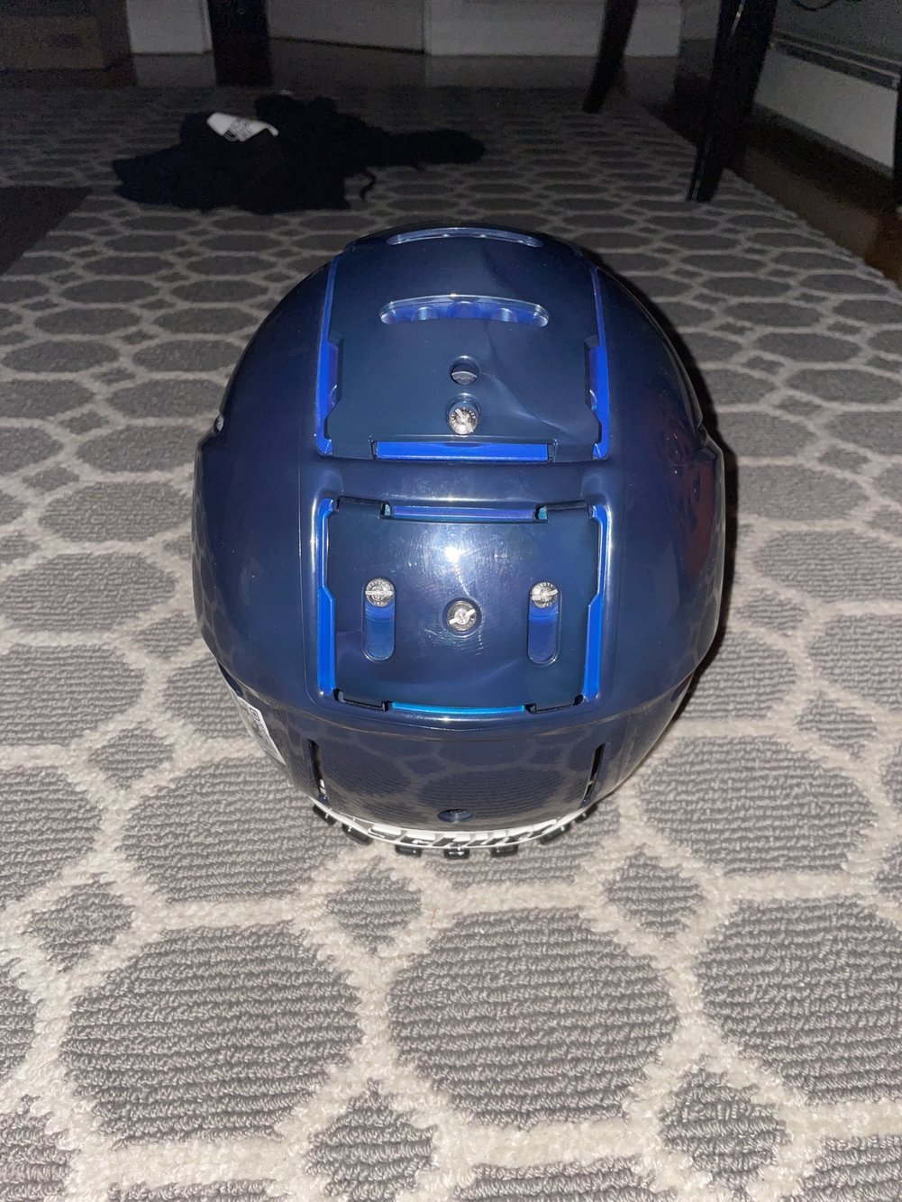 Medium Schutt F7 LTD Football Helmet Navy Blue SidelineSwap