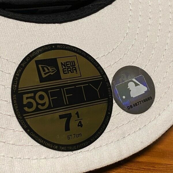 Chicago White Sox Hat Baseball Cap Fitted 7 1 4 New Era Vintage Black Mlb Swirl Sidelineswap