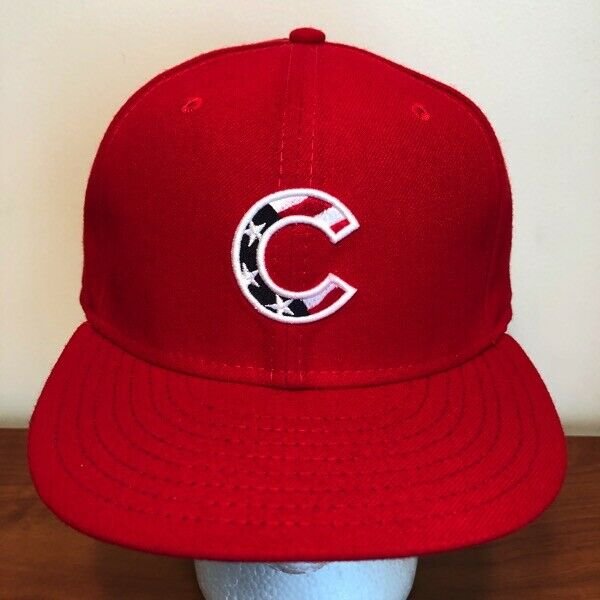 Chicago Cubs Hat Baseball Cap Fitted 7 3/8 New Era Vintage Red Flag USA Retro C | SidelineSwap Chicago Cubs Hat Baseball Cap Fitted 7 3/8 New Era Vintage Red Flag USA Retro C | SidelineSwap