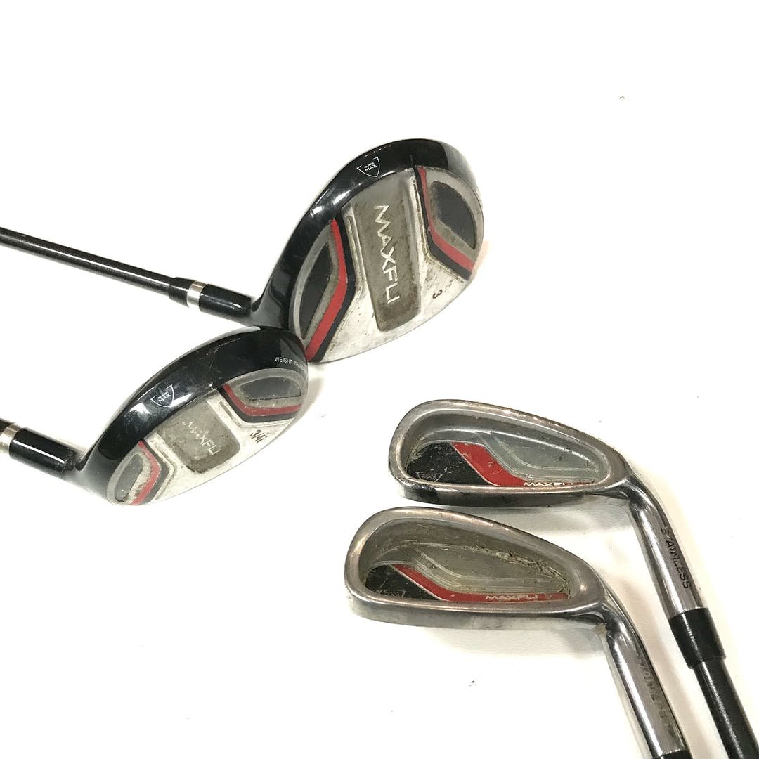 Used Maxfli Black Max 4 Piece Golf Junior & Teen Package Sets