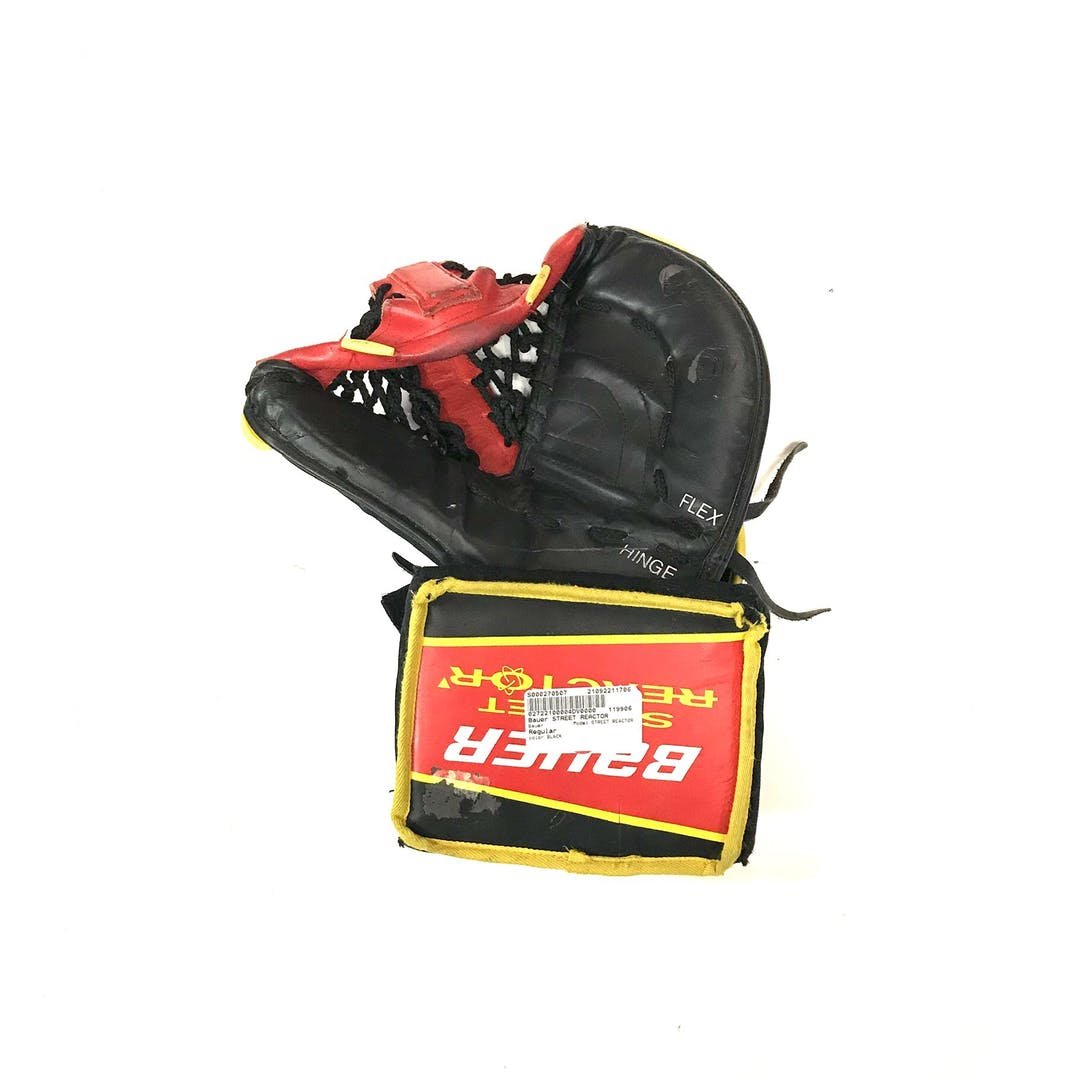 Used Bauer Street Reactor Regular Ice Hockey Goalie Catchers SidelineSwap