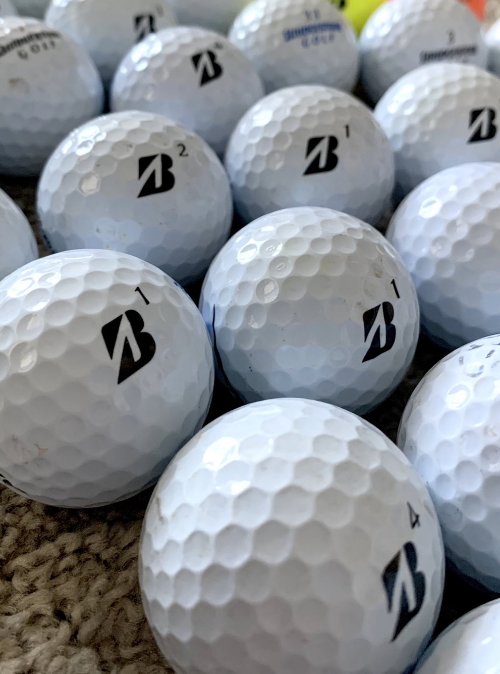 12 Used Bridgestone Golf Balls SidelineSwap