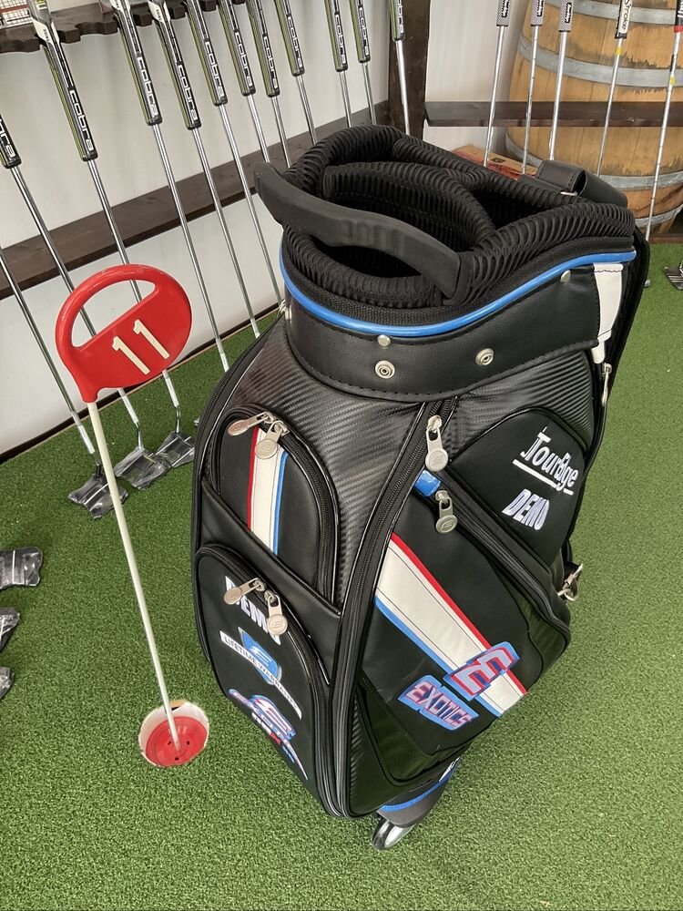 Tour Edge Exotics CBX 119 Staff Golf Cart Bag Wheeled 4Way Black