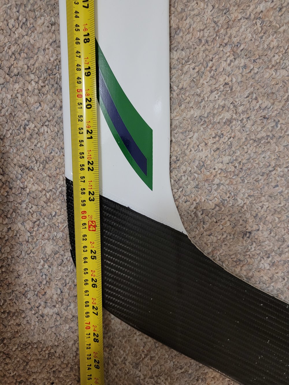 Two new Regular Foam core Goalie Sticks 27" Paddle SidelineSwap