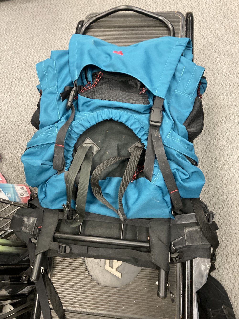 used external frame backpack