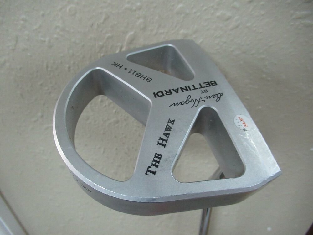 BEN HOGAN BETTINARDI THE HAWK 34.25" PUTTER LAMKIN CROSSLINE GRIP HC