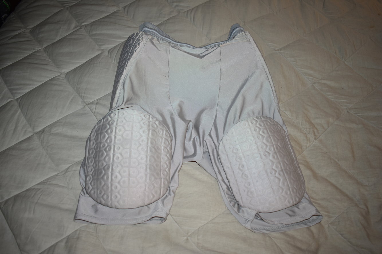 Riddell 5 Pad Protective Compression Football Girdle, Adult Large