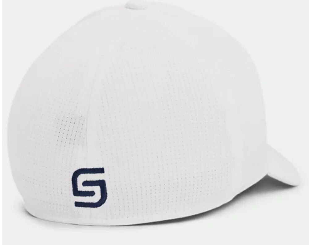 NEW Under Armour Men's Jordan Spieth White L/XL Fitted Golf Hat/Cap