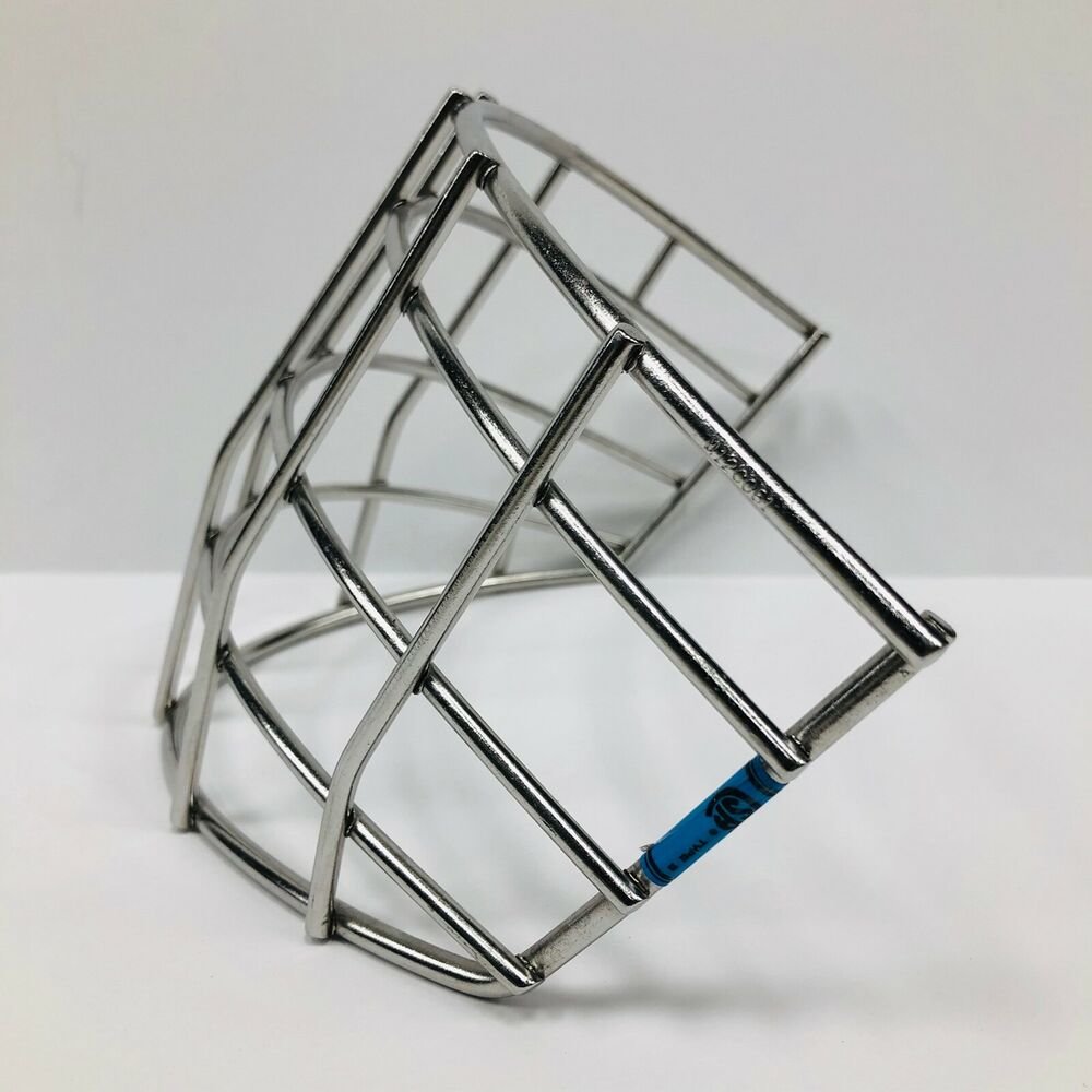 New Reebok 7K Hockey Goalie Replacement Cage Large Straight Bar mask