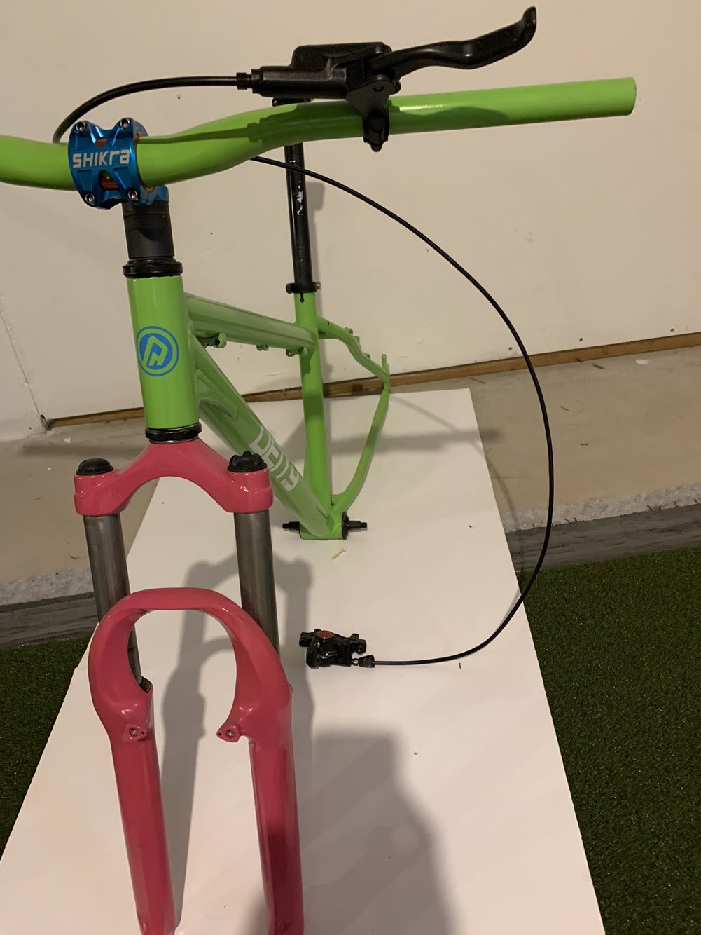 dirt jumper frame size