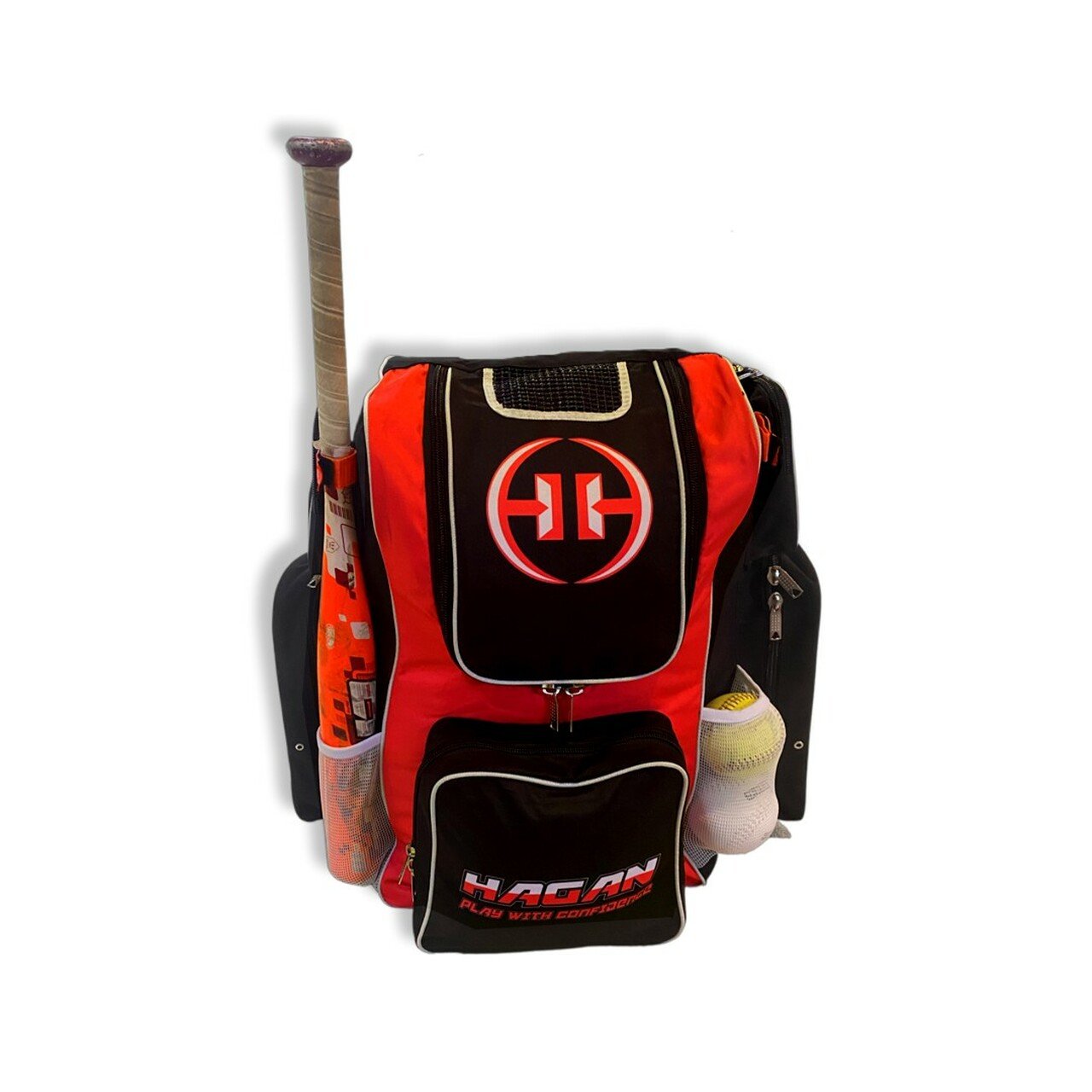 Hagan Softball/Baseball Backpack Bat/Equipment Bag 4Colors SidelineSwap