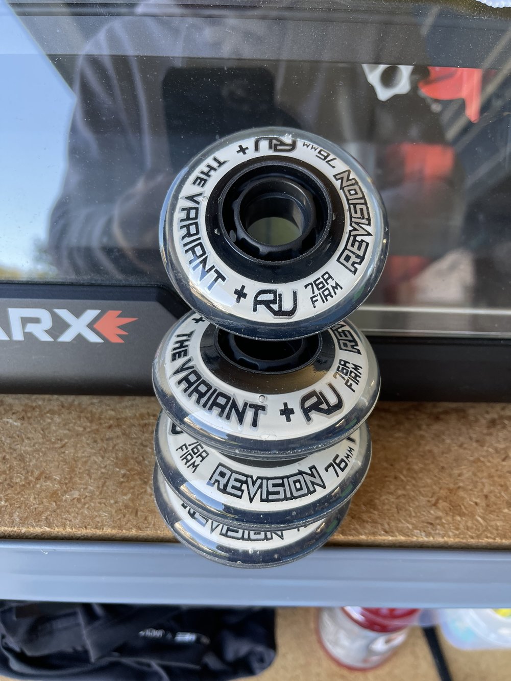 Revision Variant Indoor Firm Roller Hockey Wheels 76MM 4 Pack