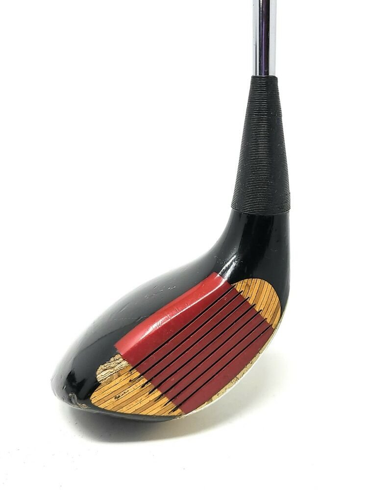 Vintage Ping Eye 2 Black Dot Wood Driver Steel Shaft SidelineSwap