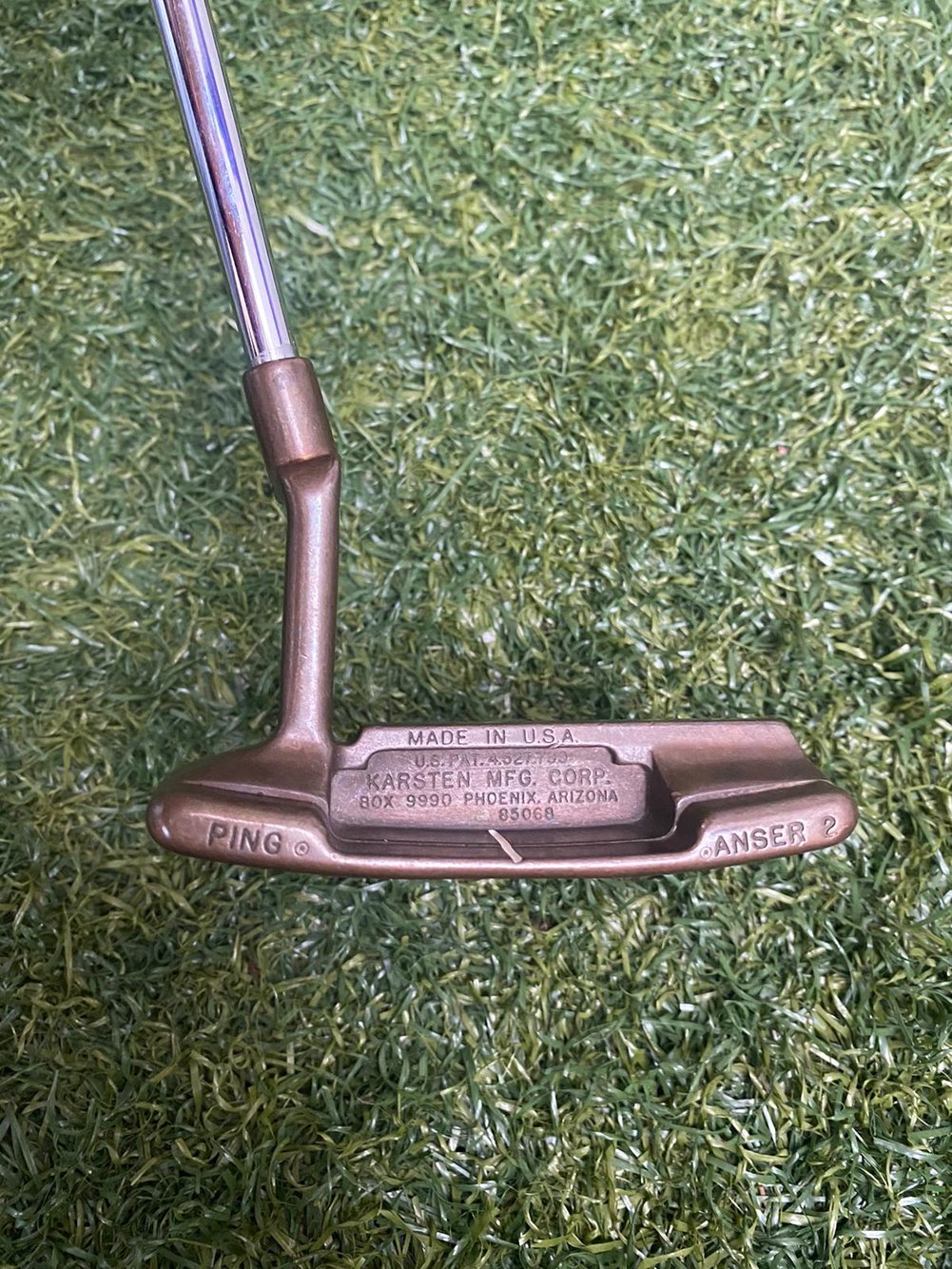 Ping Anser 2 BeCu Putter, Phoenix 85068, RH, Steel Shaft, Lamkin Grip