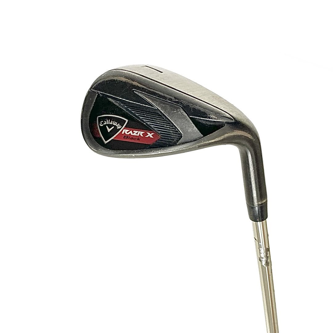 Used Callaway Razr X Black Mens Right Lob Wedge Steel Uniflex SidelineSwap