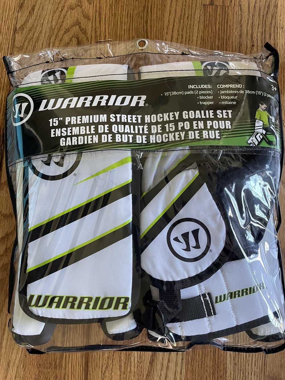 Warrior Street Hockey Goalie Set Left Hand Trapper SidelineSwap