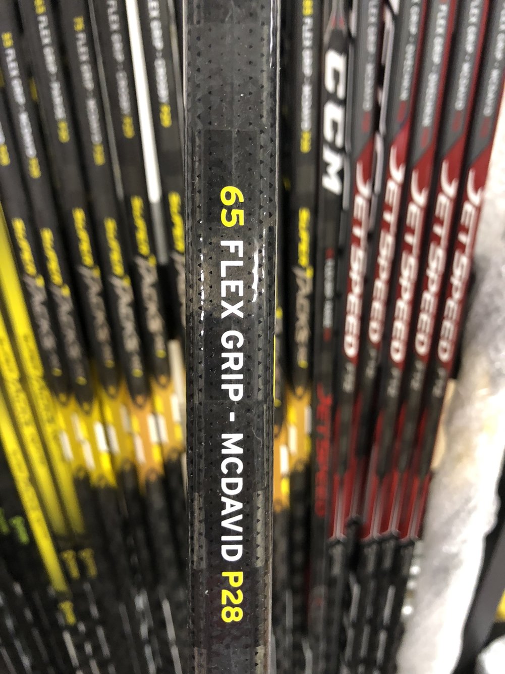 Intermediate Left Hand Toe Pattern Super Tacks AS1 Hockey Stick