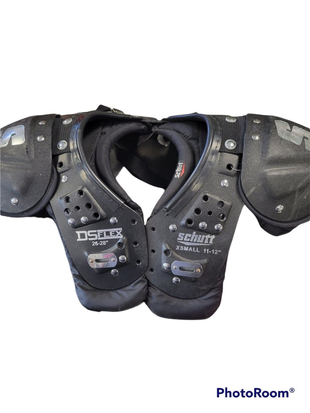 Used Schutt Ds Flex Youth Xs Football Shoulder Pads SidelineSwap