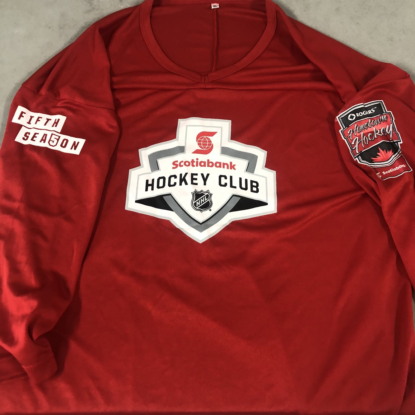 Scotiabank Hockey Club Youth XL hockey jersey SidelineSwap