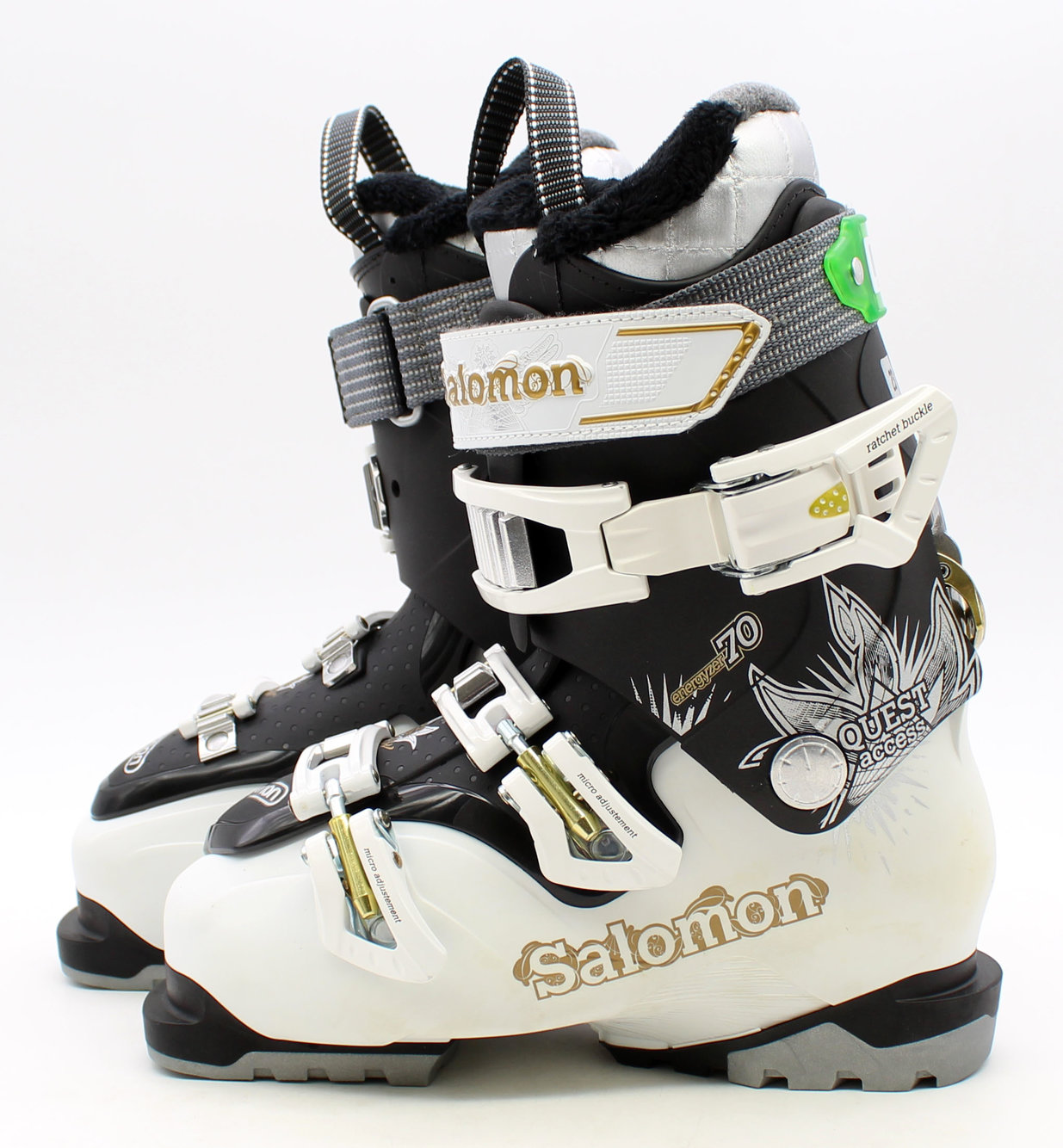 Salomon Quest Access 70 Womens Ski Boots Size 6 / Mondo 23 New SidelineSwap