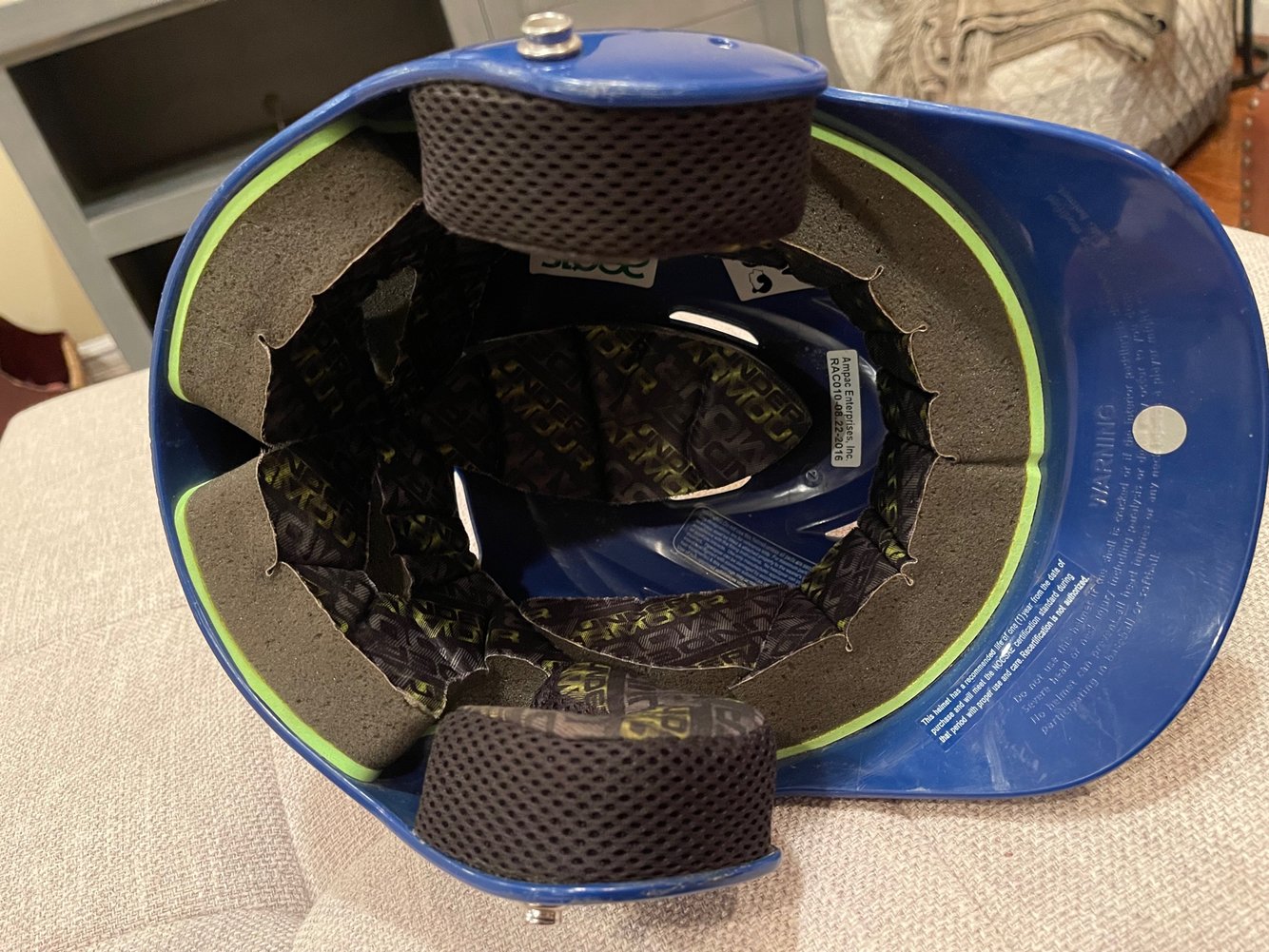 Blue Used One Size Fits All Under Armour UABH100 Batting Helmet SidelineSwap