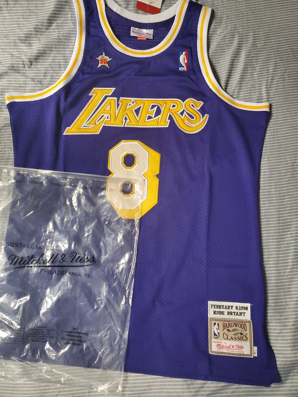 kobe bryant all star jersey 1998