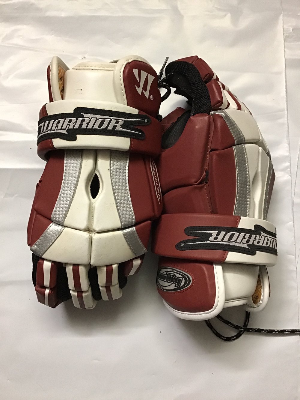 Maroon New Player's Warrior 13" Hypno Lacrosse Gloves SidelineSwap