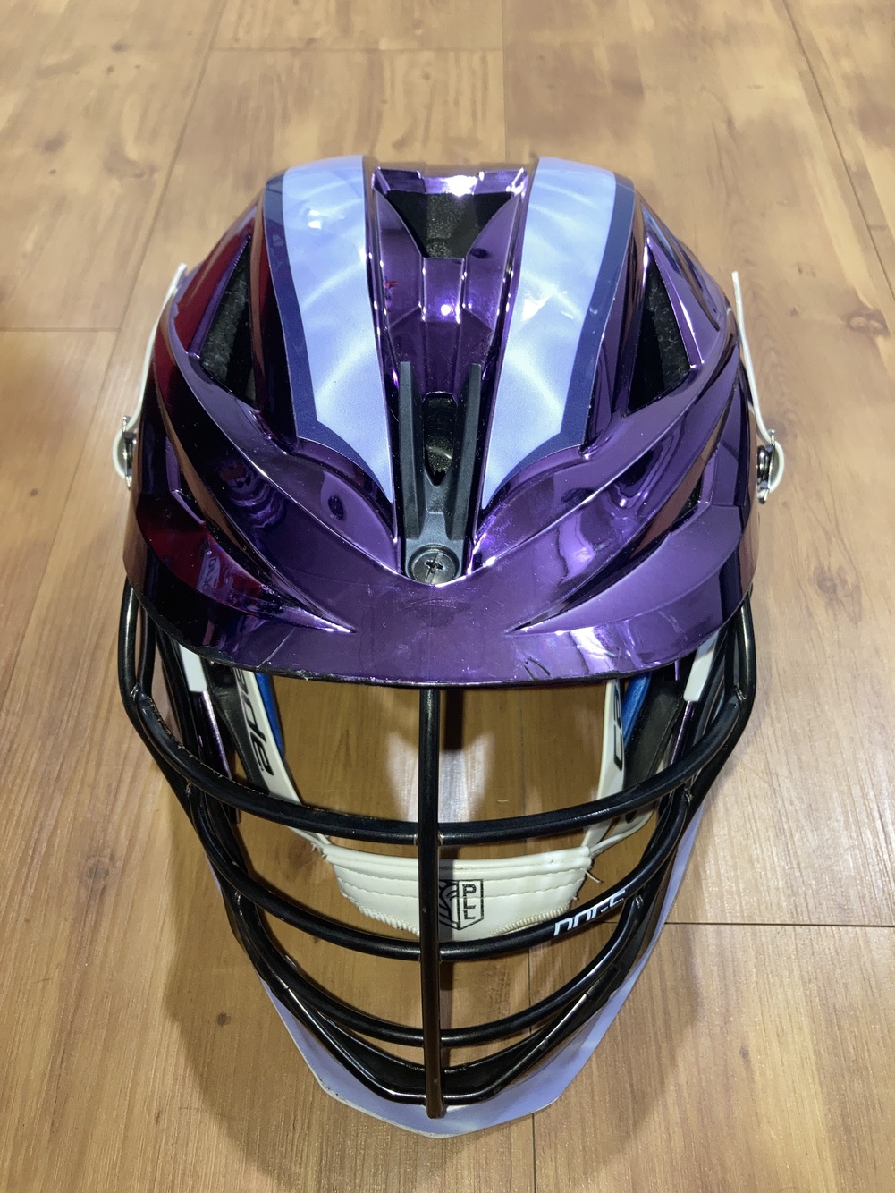 Pro PLL Waterdogs 2021 Purple Chrome Cascade XRS Season Used Helmet
