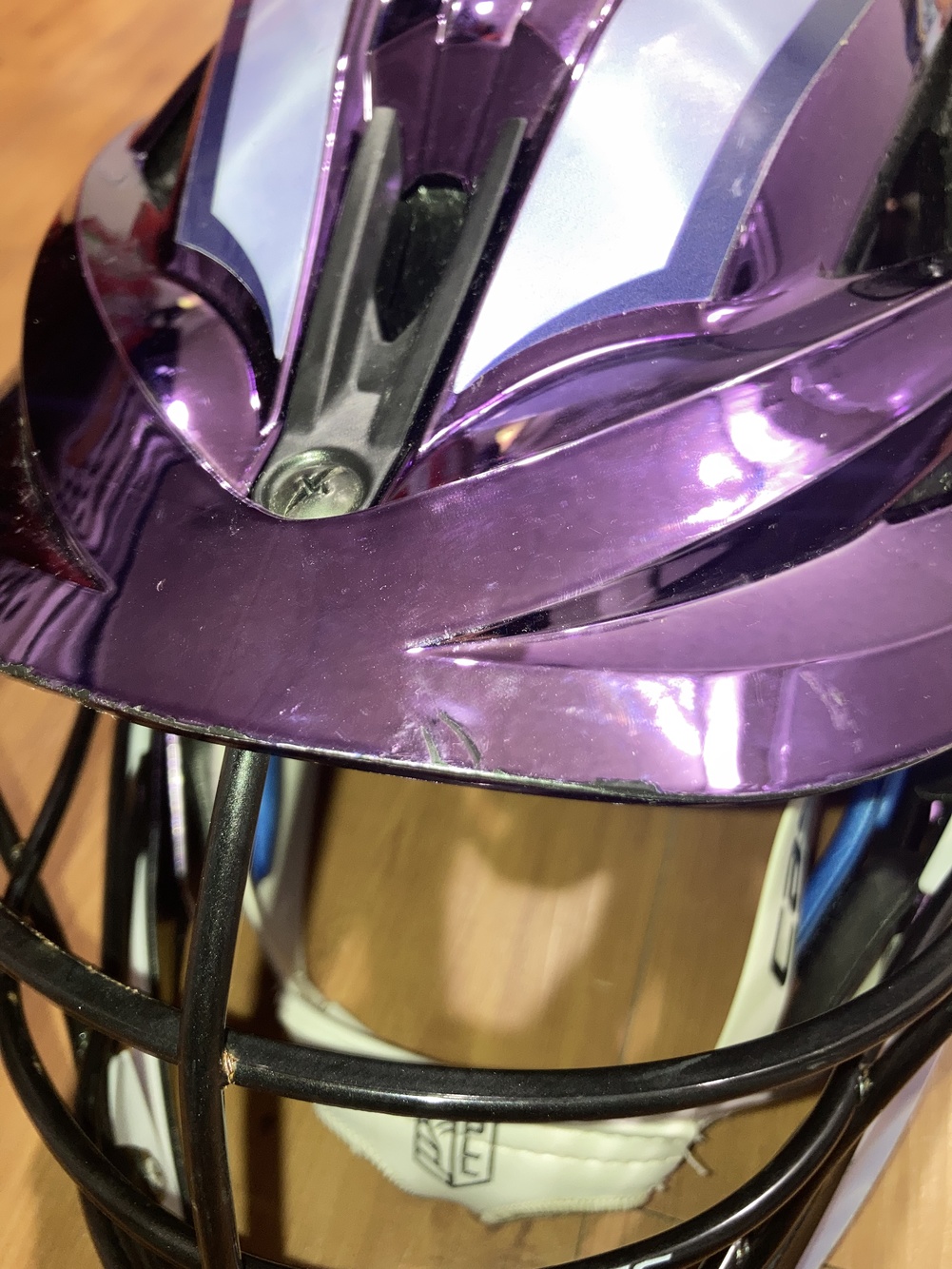 Pro PLL Waterdogs 2021 Purple Chrome Cascade XRS Season Used Helmet