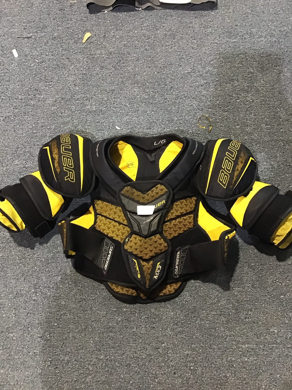 Colorado Avalanche Game Used Pro Stock Bauer Supreme TotalOne MX3