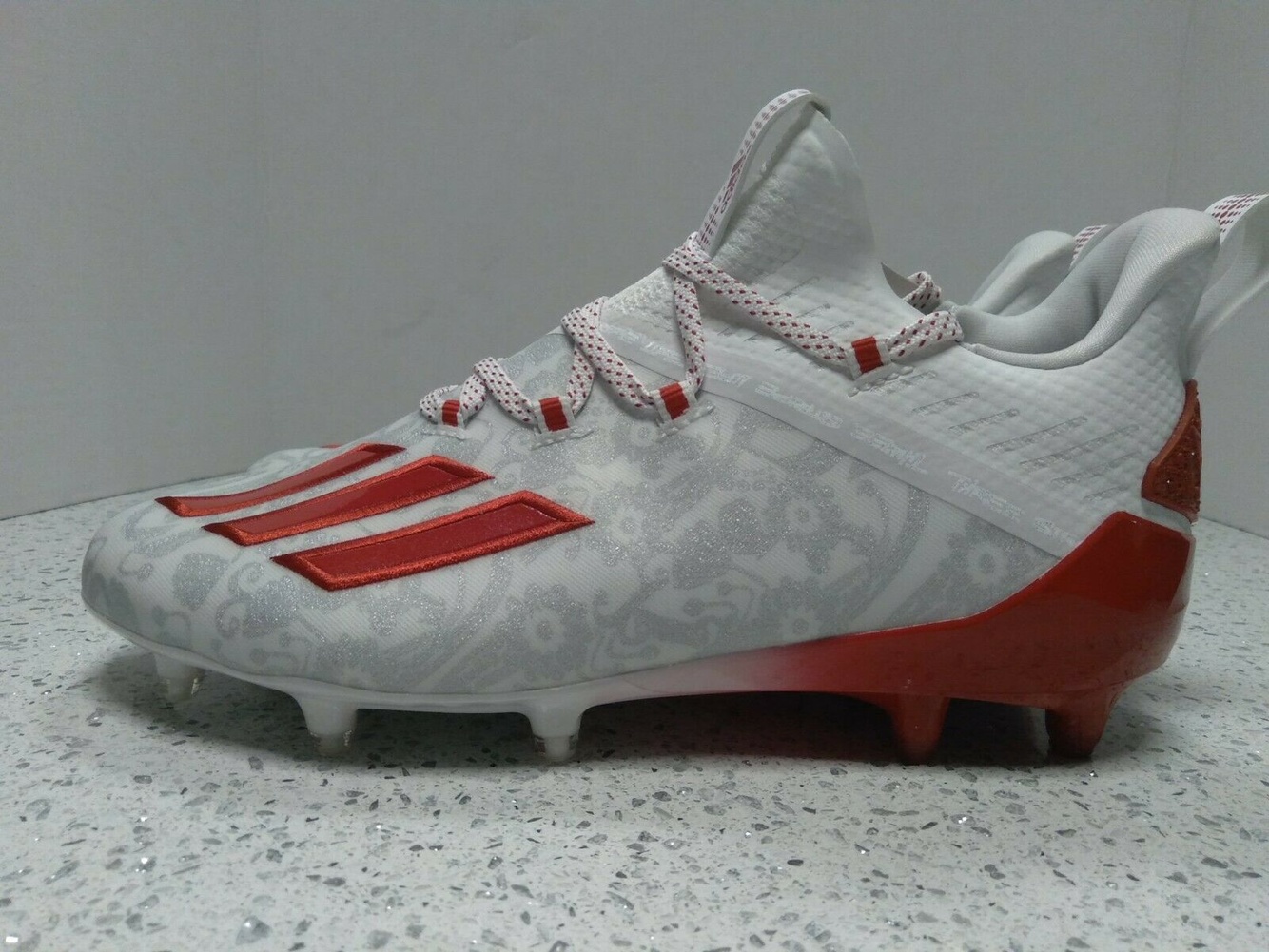 size 13 white football cleats