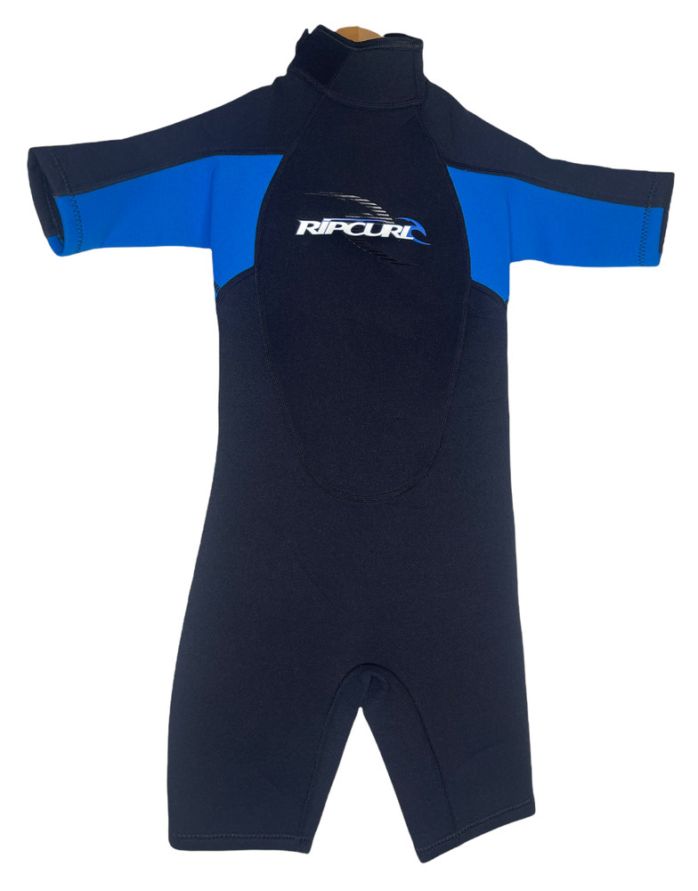 Rip Curl Childs Spring Shorty Wetsuit Kids Size 8 2mm Excellent