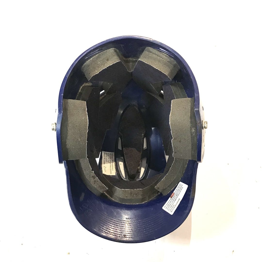 Used Demarini Blue Helmet Md Standard Baseball & Softball Helmets