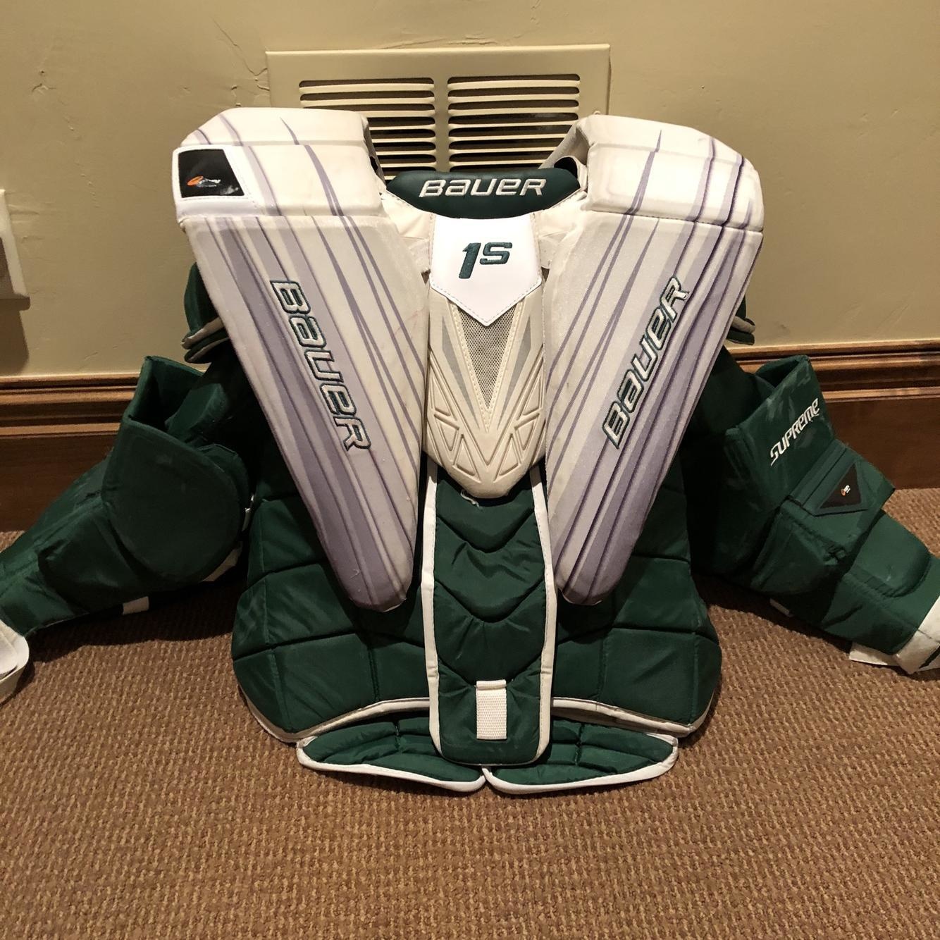 Senior Used XL Bauer Supreme 1S Goalie Chest Protector Pro Stock