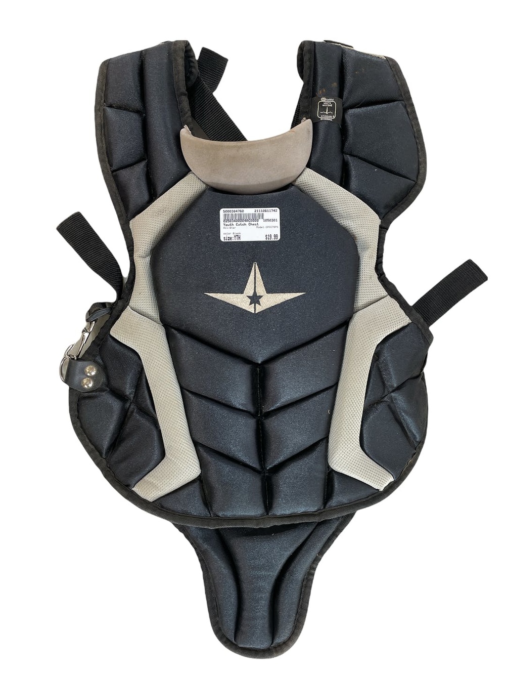 Used Allstar Cpcc79ps Catchers Chest Protector Youth SidelineSwap