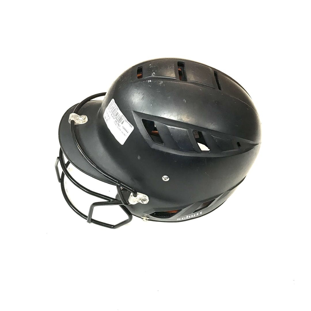 Used Schutt Black Helmet Xs Standard Baseball & Softball Helmets