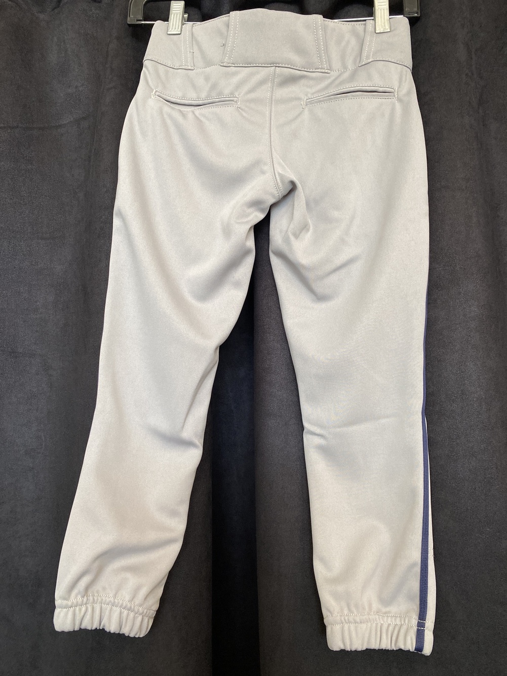 Champro Softball Pants. Grey with Blue Pipe. Girls Medium SidelineSwap