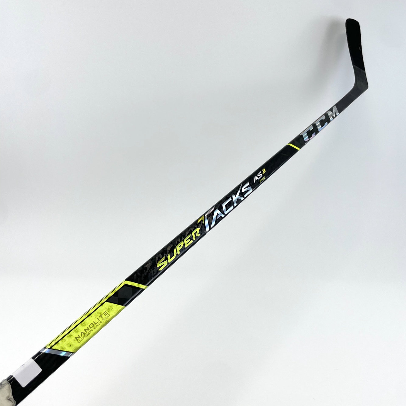 Used Left Handed CCM Super Tacks AS3 Pro 85 Flex Square Toe Curve