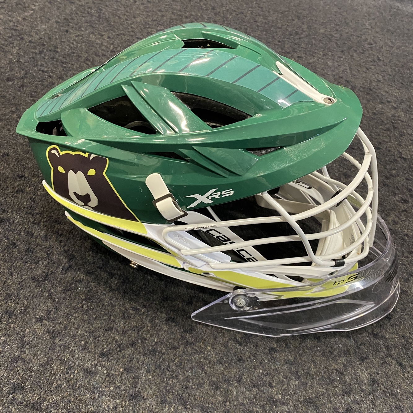 2021 PLL Redwoods Cascade XRS Goalie Helmet SidelineSwap