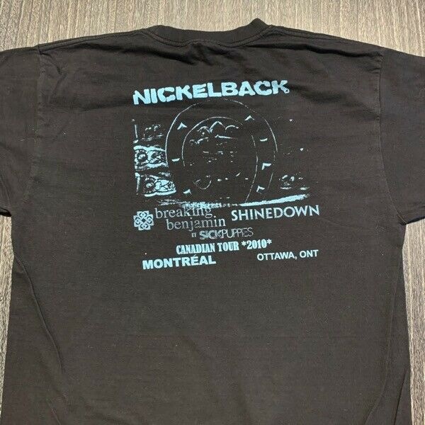 Nickelback Band T Shirt Men L Xl Adult Black Rock Music Band Concert Tour Usa Sidelineswap Nickelback Band T Shirt Men L Xl Adult Black Rock Music Band Concert Tour Usa Sidelineswap