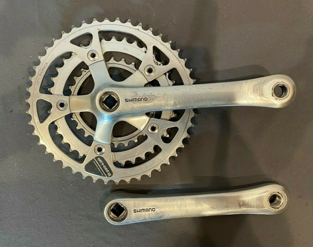 Vintage Shimano Deore XT FC-M730 175mm 46/36/24 Mountain Bike