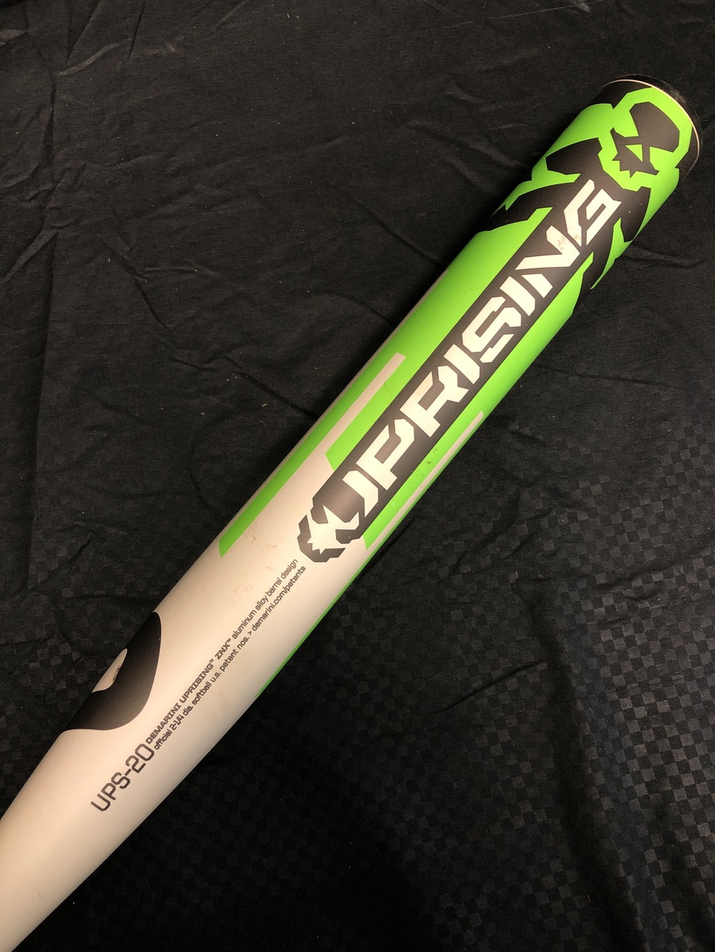 DeMarini Green Adult 2020 Alloy (4) 30 oz 34" Uprising Bat 64175