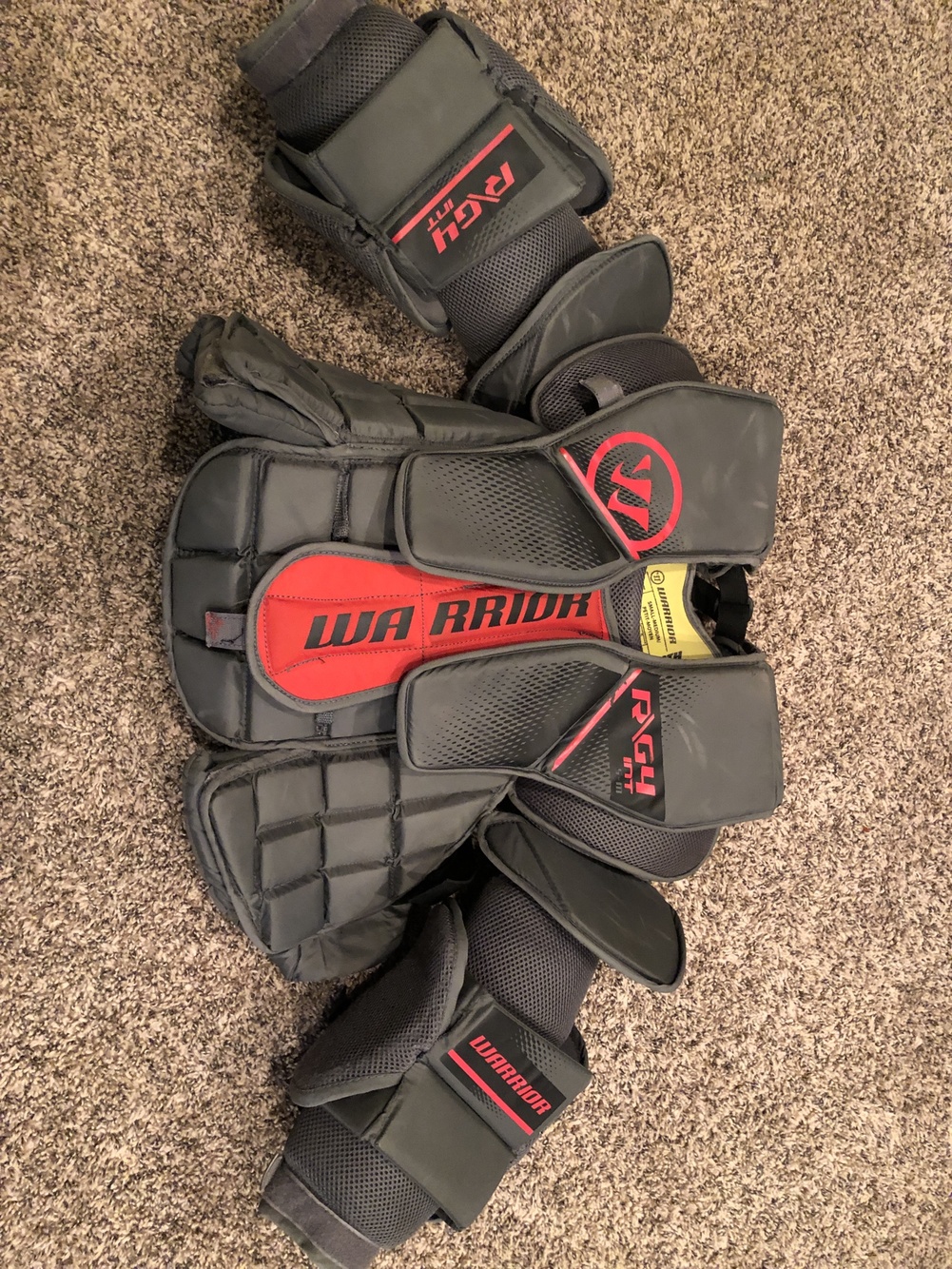 Warrior Hockey Goalie Chest & Arm Protectors Ritual G4 Int S/M
