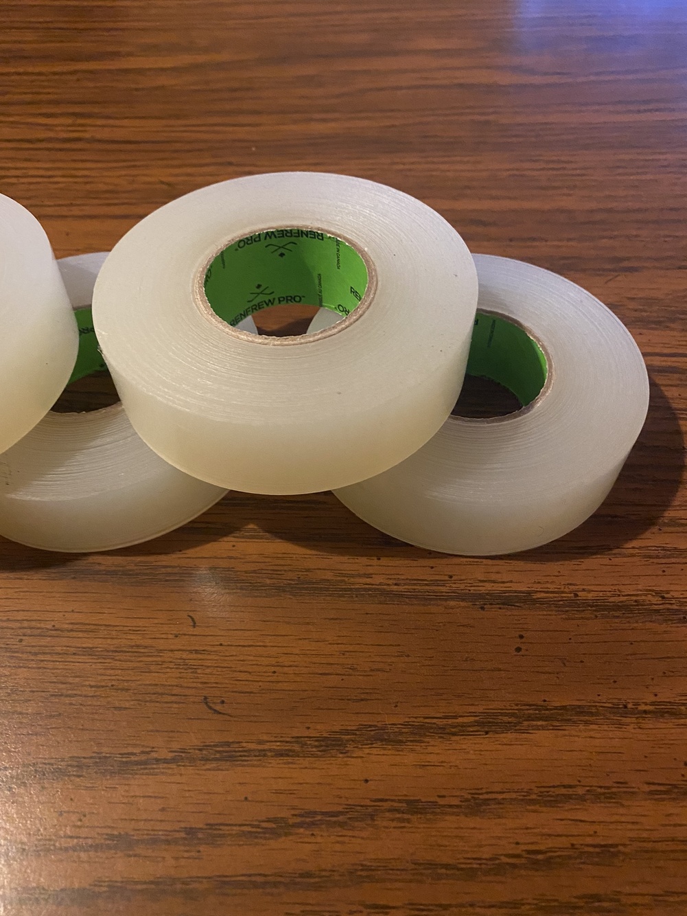 Renfrew Plastic Clear Hockey Tape 5 Rolls SidelineSwap