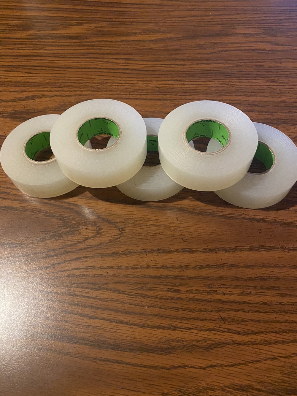 Renfrew Plastic Clear Hockey Tape 5 Rolls SidelineSwap