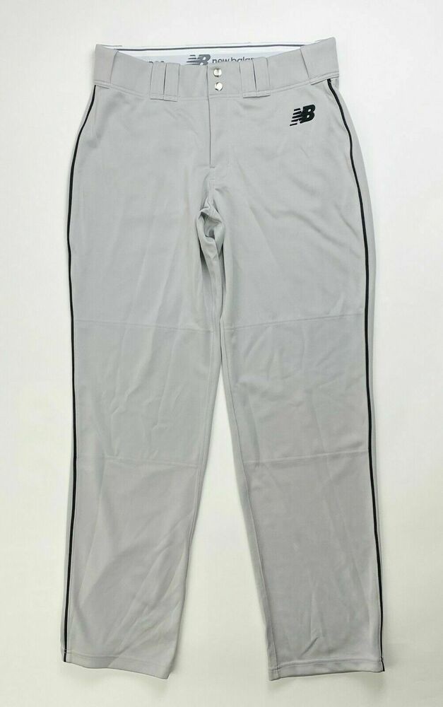 New Balance Adversary 2 Baseball Pant Gray Men's Large Black Piping
