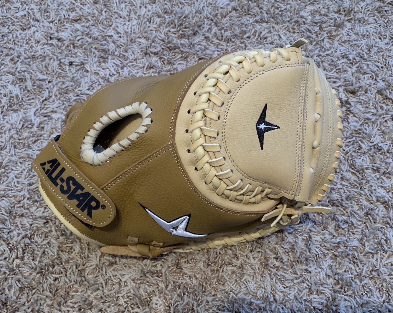 NEW AllStar Fastpitch Catcher’s Mitt 33.5” CMW2511 SidelineSwap